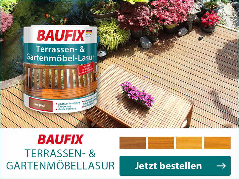 Baufix Terrassen- und Gartenmöbellasur